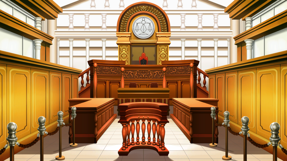 courtroom from a video game