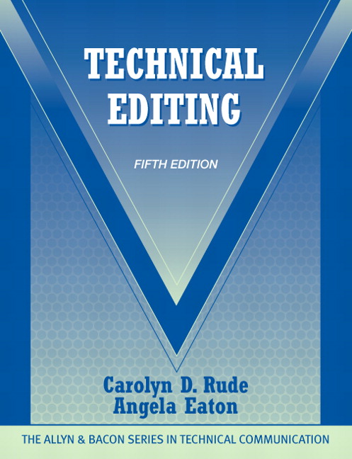 Technical Editing textbook